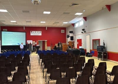 Sonorisation, Vidéo et Mobilier pour une Assemblée Générale de Banque à Nantes