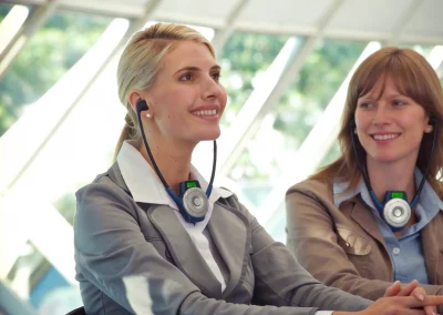 Casque audio pour visite guidée professionnelle